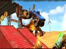 Monster Truck Impossible Track Plane Simulator